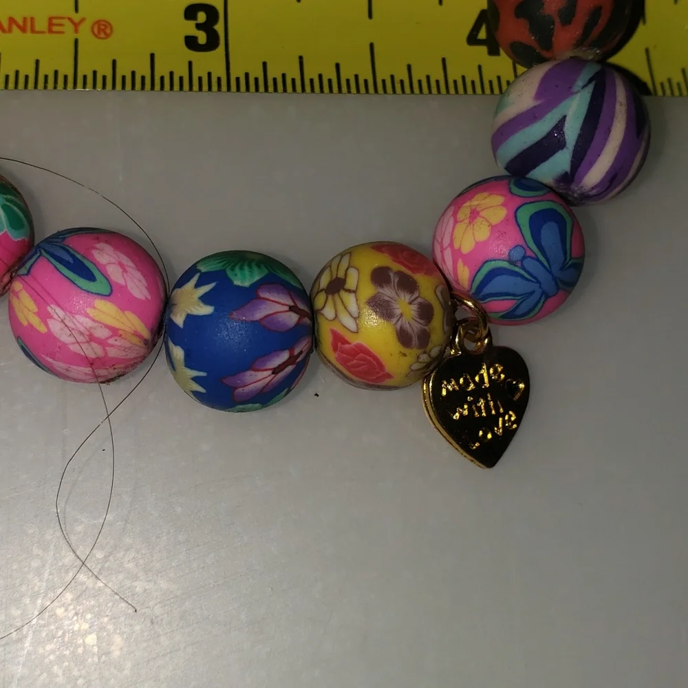 Multi Color Patterned Bracelet - Picture 3 of 5